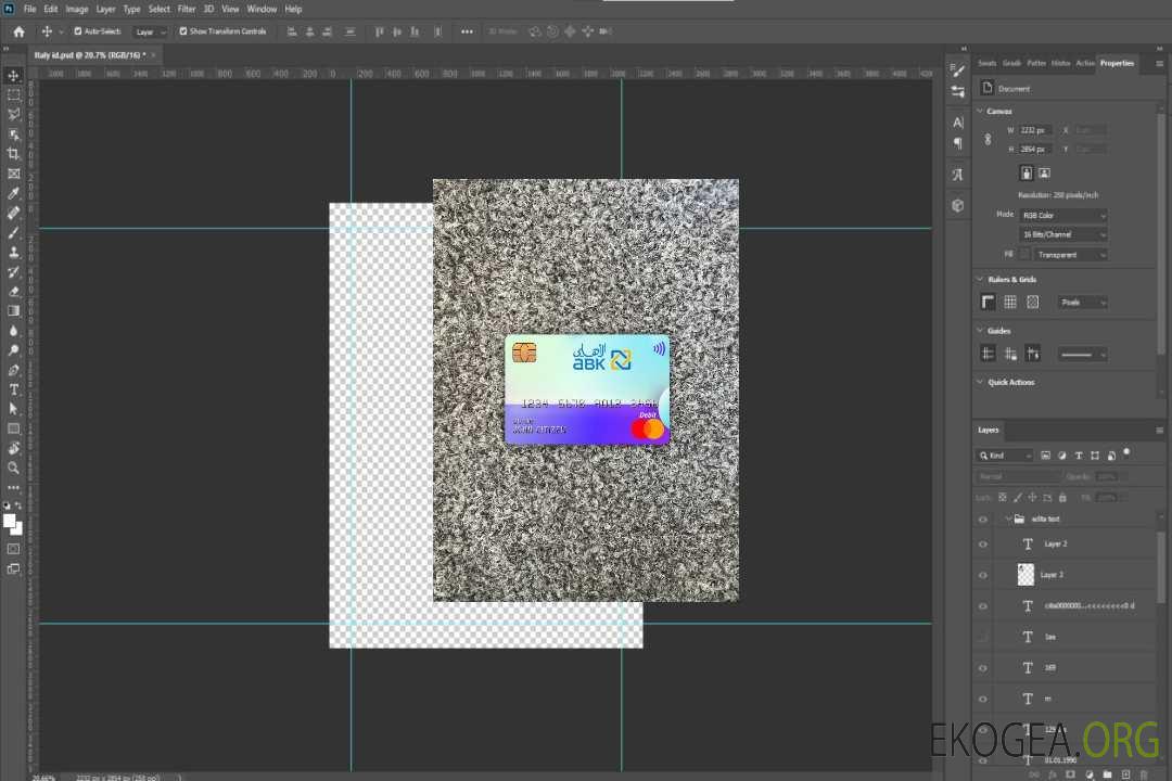 Egypte Al Ahli banque du Koweït carte principale photolook , avant template Egypte Al Ahli banque du Koweït carte principale photolook , avant template